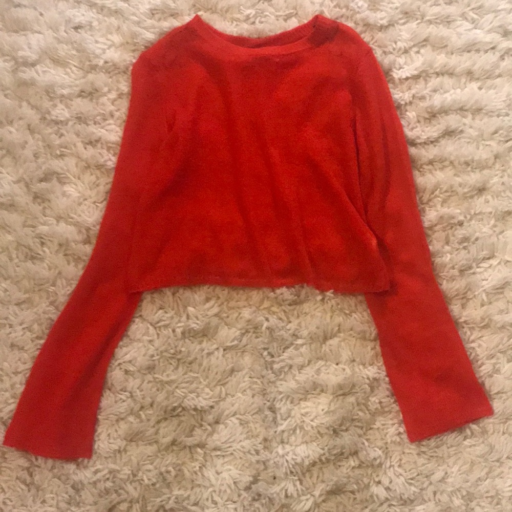Got Red Crop Sweater